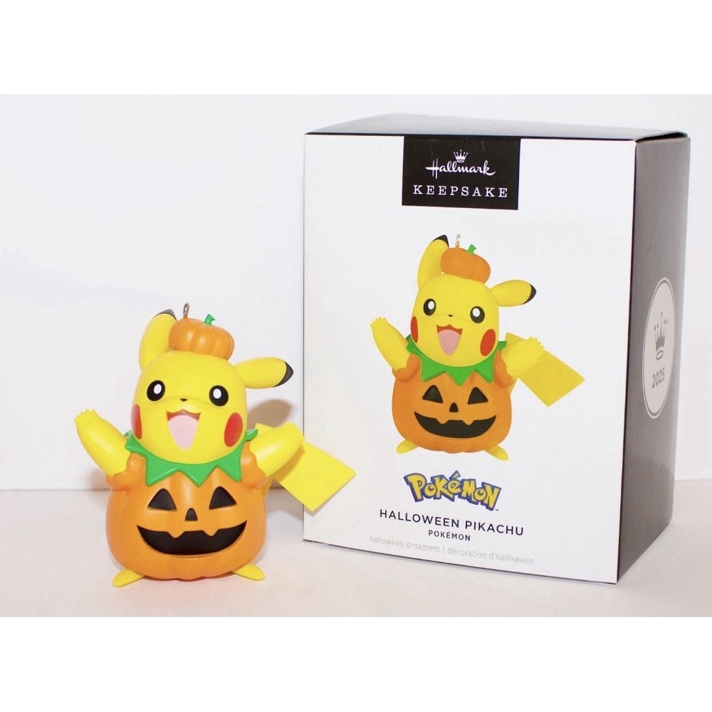 2025 Hallmark Keepsake Halloween Pikachu Pokemon Ornament NIB QFO5361